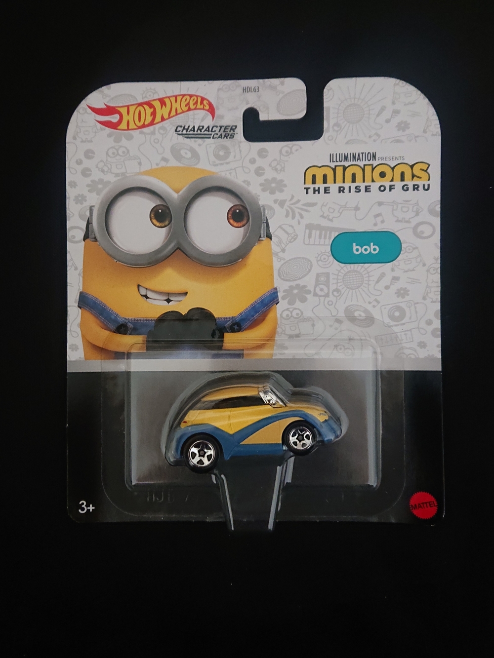 Despicable Me Minions - Hot Wheels Bob Character Car - Rise of Gru